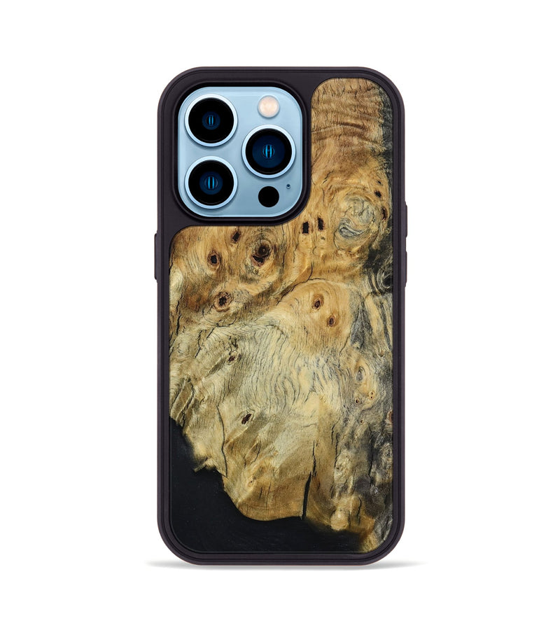 iPhone 14 Pro Wood Phone Case - Araya (Wood Burl, 801247)