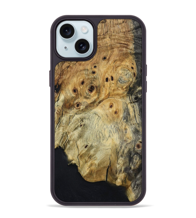iPhone 15 Plus Wood Phone Case - Araya (Wood Burl, 801247)