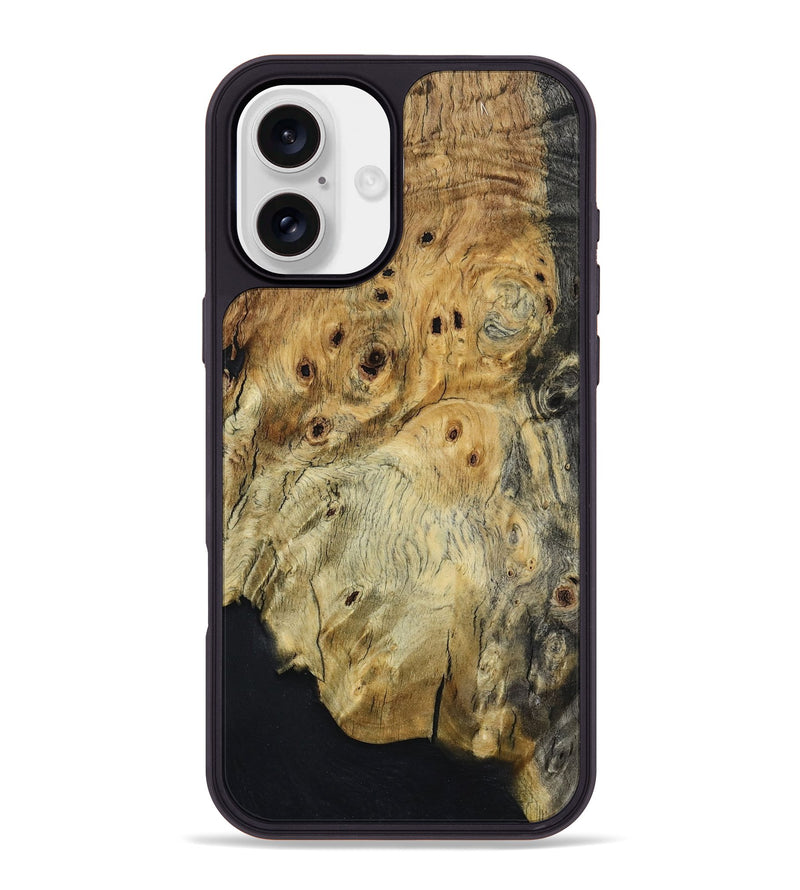 iPhone 16 Plus Wood Phone Case - Araya (Wood Burl, 801247)