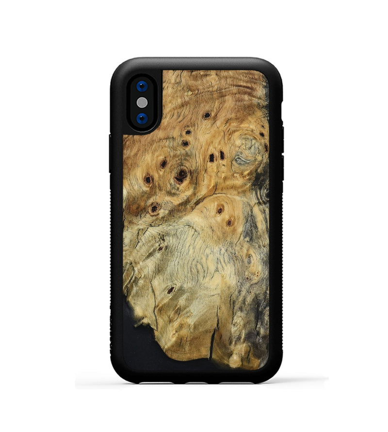 iPhone Xs Wood Phone Case - Araya (Wood Burl, 801247)