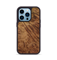 iPhone 14 Pro Wood Phone Case - Nels (Wood Burl, 801248)
