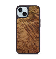 iPhone 15 Wood Phone Case - Nels (Wood Burl, 801248)