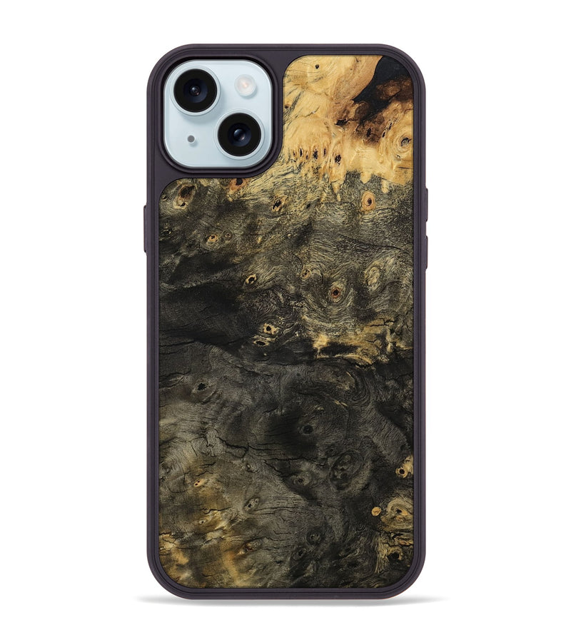 iPhone 15 Plus Wood Phone Case - Zachary (Wood Burl, 801249)