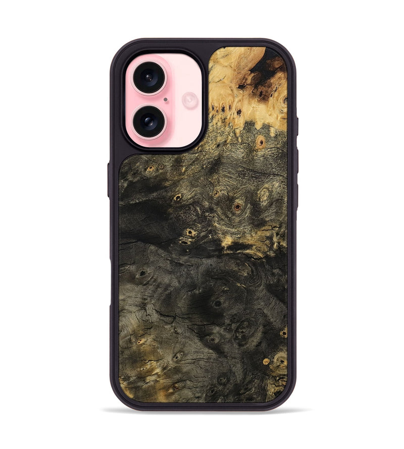iPhone 16 Wood Phone Case - Zachary (Wood Burl, 801249)