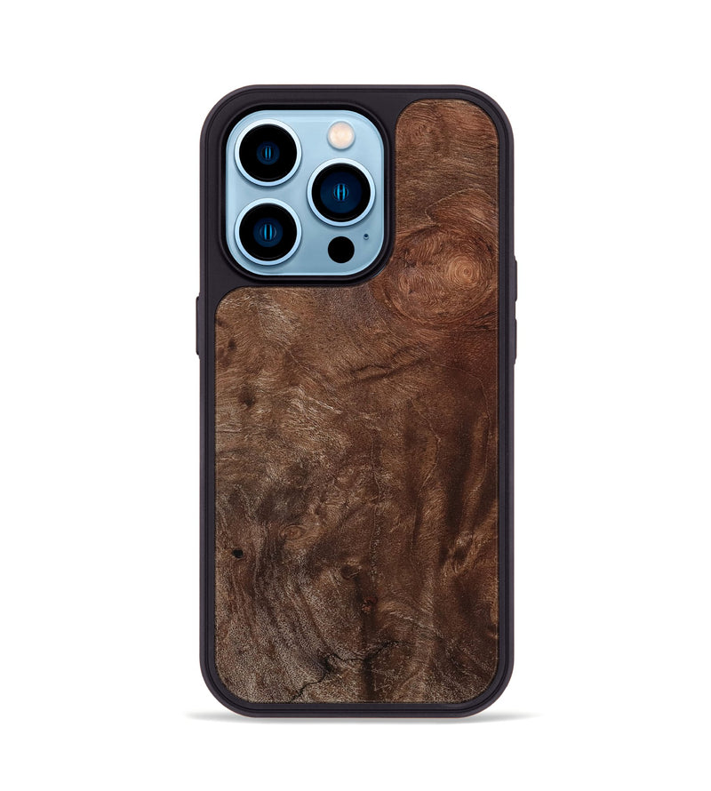 iPhone 14 Pro Wood Phone Case - Barb (Wood Burl, 801250)