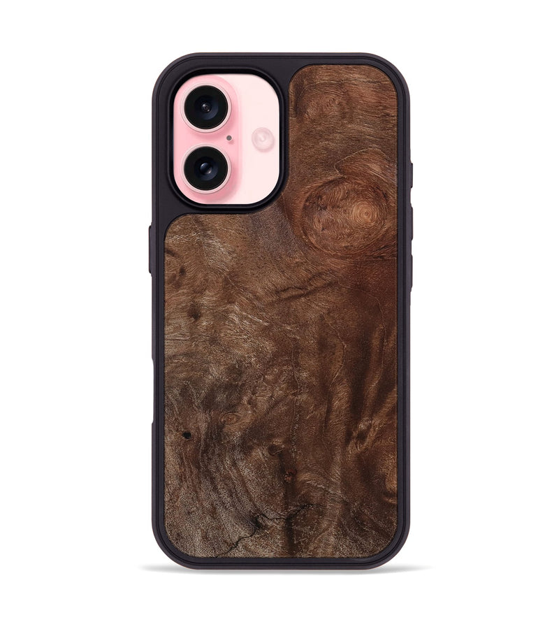 iPhone 16 Wood Phone Case - Barb (Wood Burl, 801250)