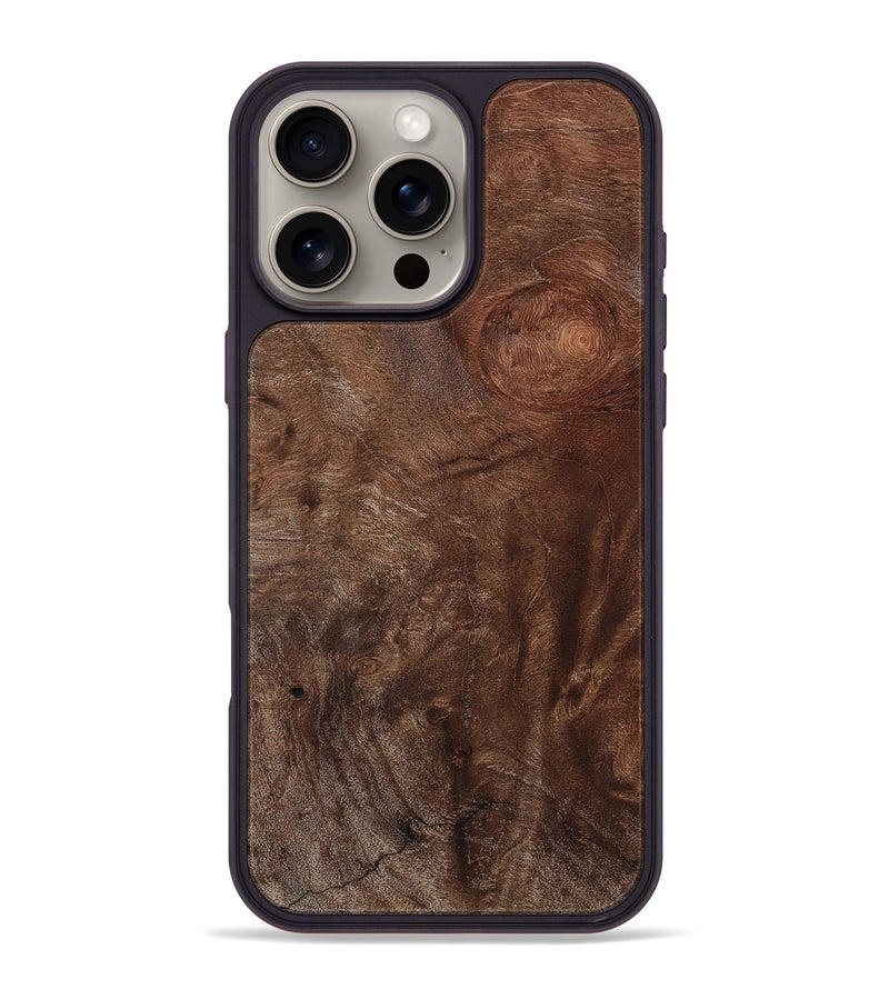iPhone 16 Pro Max Wood Phone Case - Barb (Wood Burl, 801250)