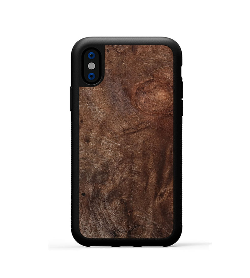 iPhone Xs Wood Phone Case - Barb (Wood Burl, 801250)