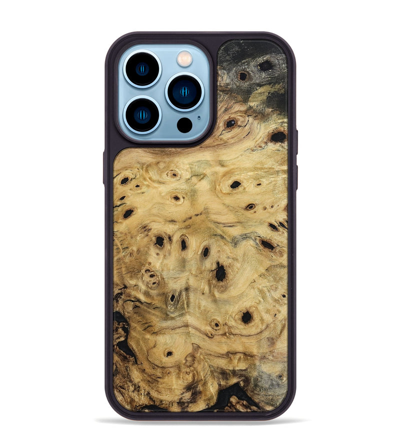 iPhone 14 Pro Max Wood Phone Case - Rogers (Wood Burl, 801251)