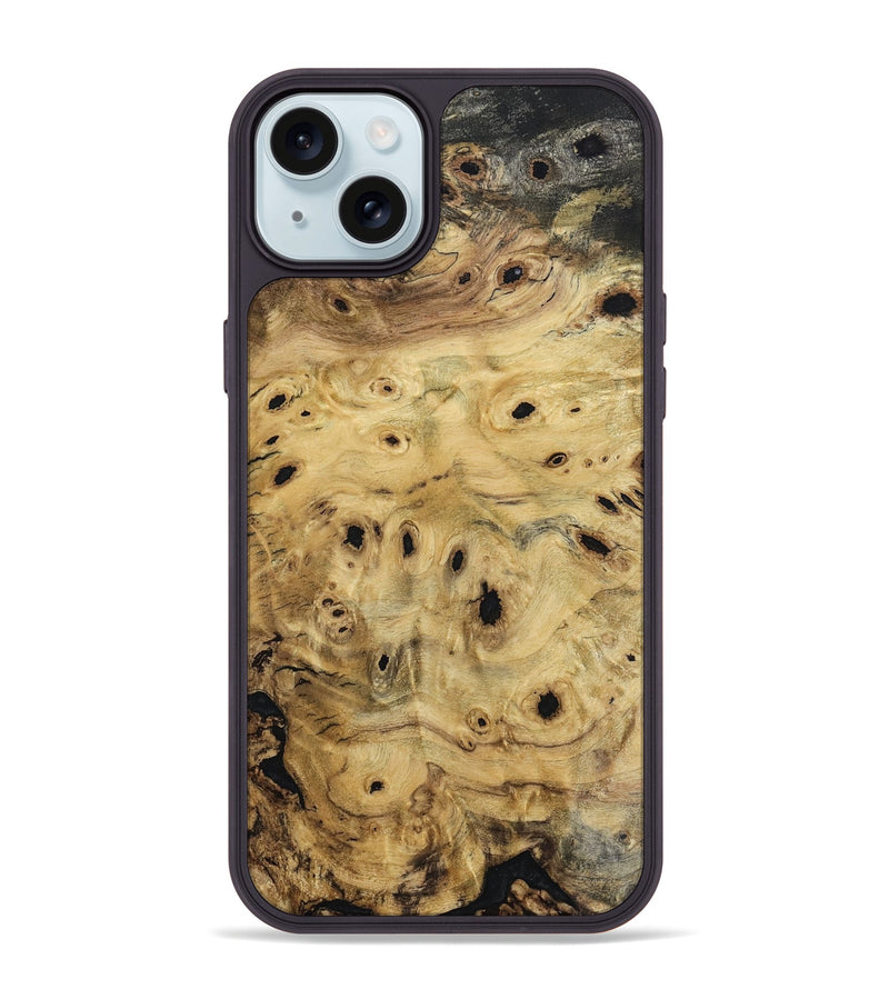 iPhone 15 Plus Wood Phone Case - Rogers (Wood Burl, 801251)