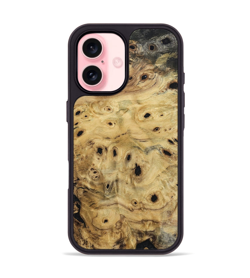 iPhone 16 Wood Phone Case - Rogers (Wood Burl, 801251)