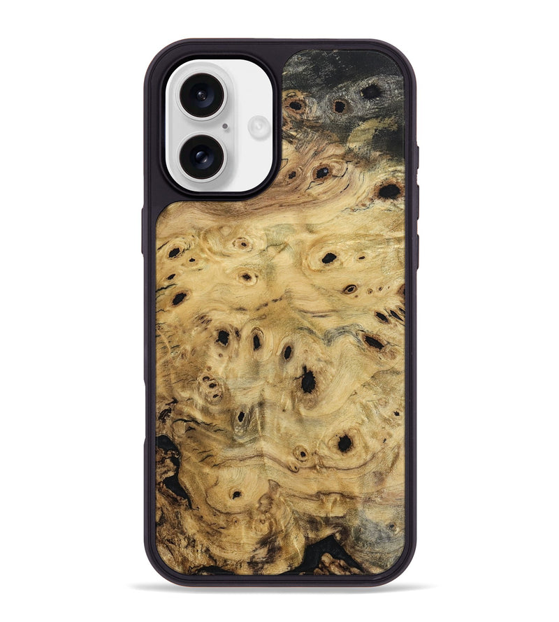 iPhone 16 Plus Wood Phone Case - Rogers (Wood Burl, 801251)