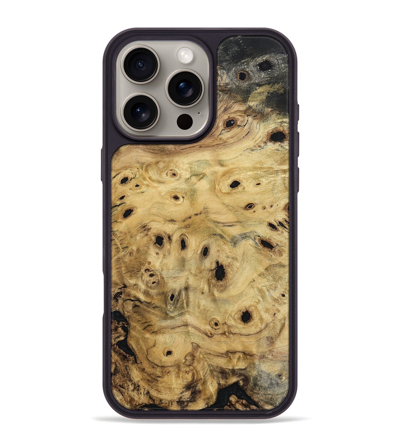 iPhone 16 Pro Max Wood Phone Case - Rogers (Wood Burl, 801251)
