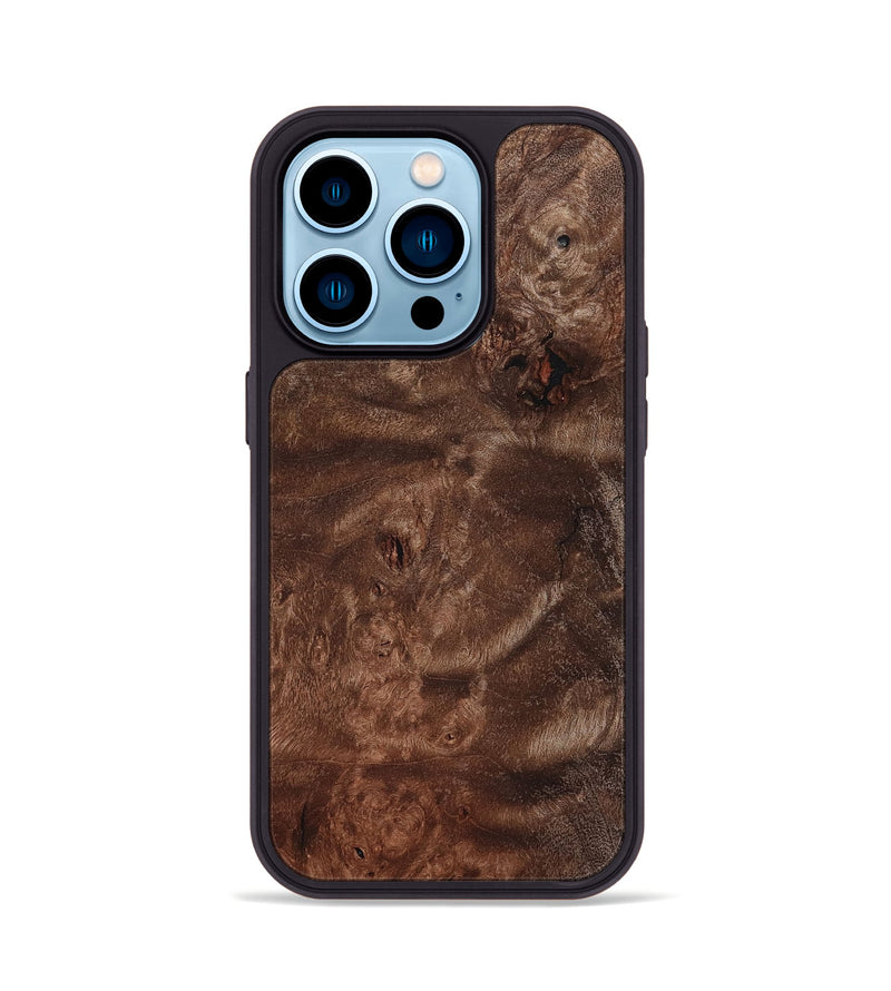 iPhone 14 Pro Wood Phone Case - Ottilie (Wood Burl, 801252)