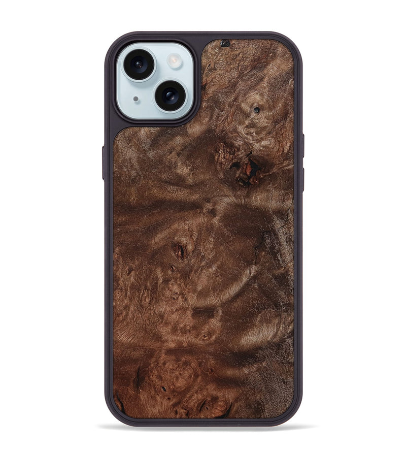 iPhone 15 Plus Wood Phone Case - Ottilie (Wood Burl, 801252)