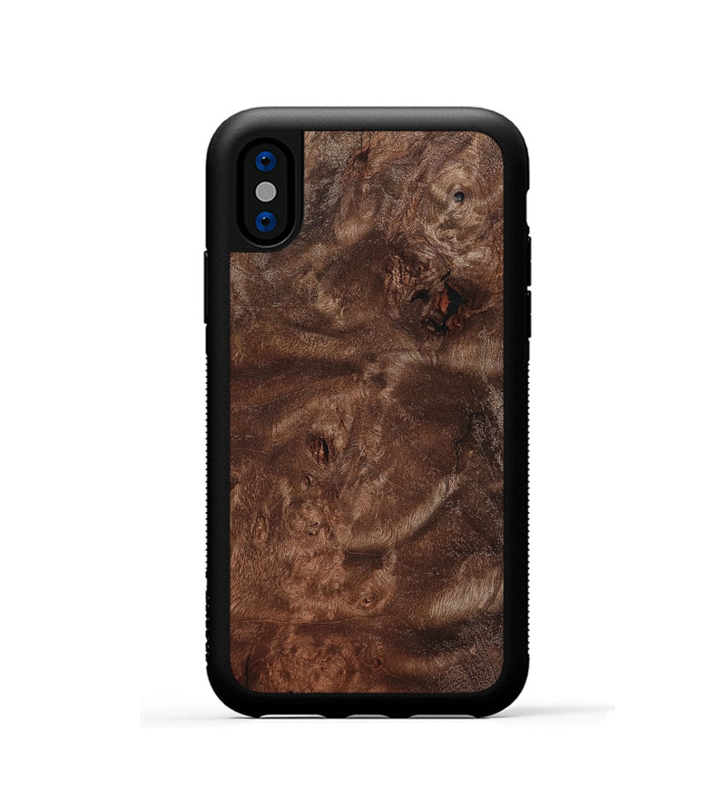 iPhone Xs Wood Phone Case - Ottilie (Wood Burl, 801252)