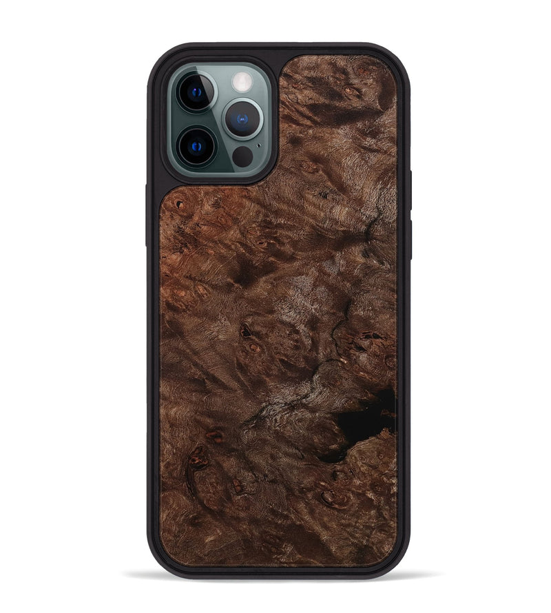 iPhone 12 Pro Max Wood Phone Case - Izan (Wood Burl, 801253)