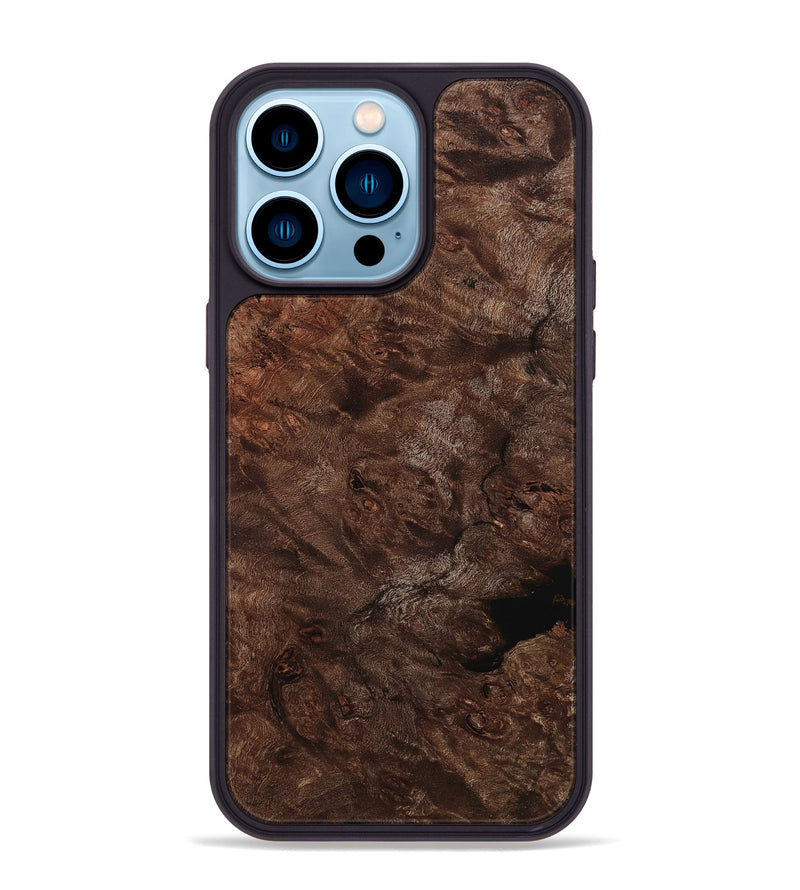 iPhone 14 Pro Max Wood Phone Case - Izan (Wood Burl, 801253)