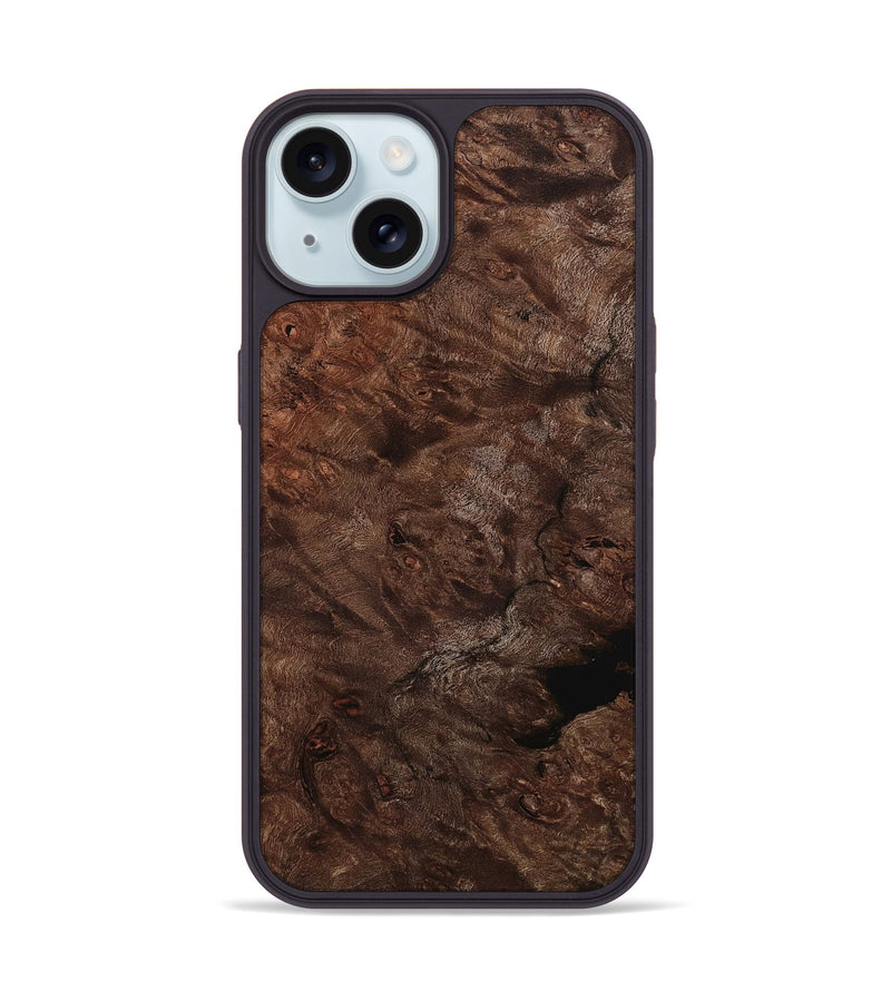 iPhone 15 Wood Phone Case - Izan (Wood Burl, 801253)