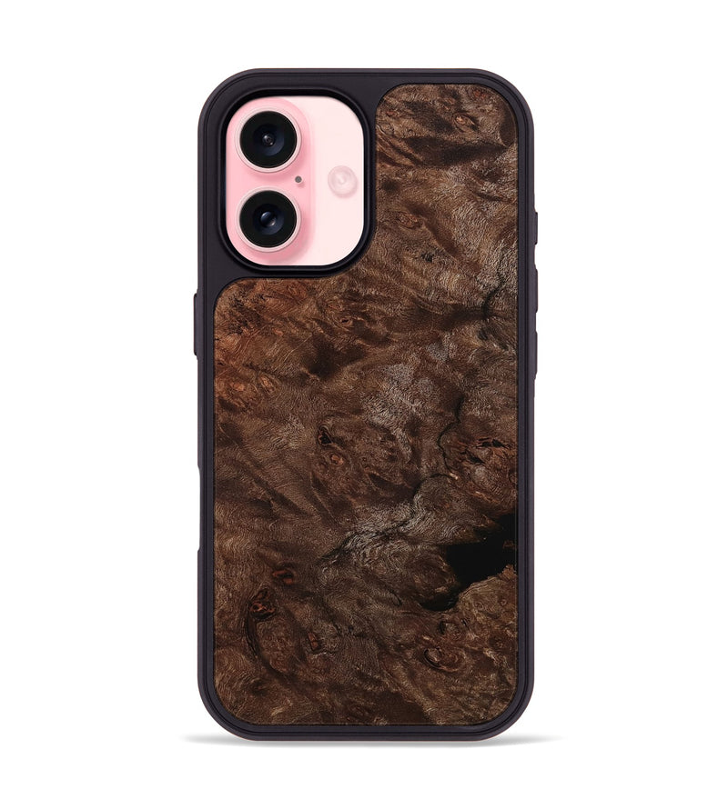 iPhone 16 Wood Phone Case - Izan (Wood Burl, 801253)