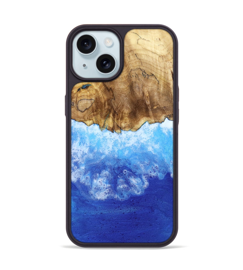 iPhone 15 Wood Phone Case - Angeles (Coastal, 801265)