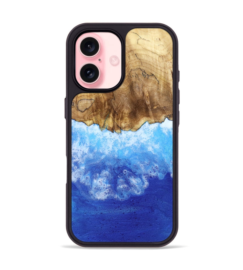 iPhone 16 Wood Phone Case - Angeles (Coastal, 801265)