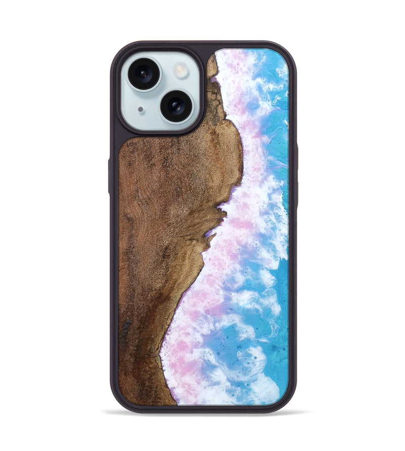 iPhone 15 Wood Phone Case - Freda (Coastal, 801267)
