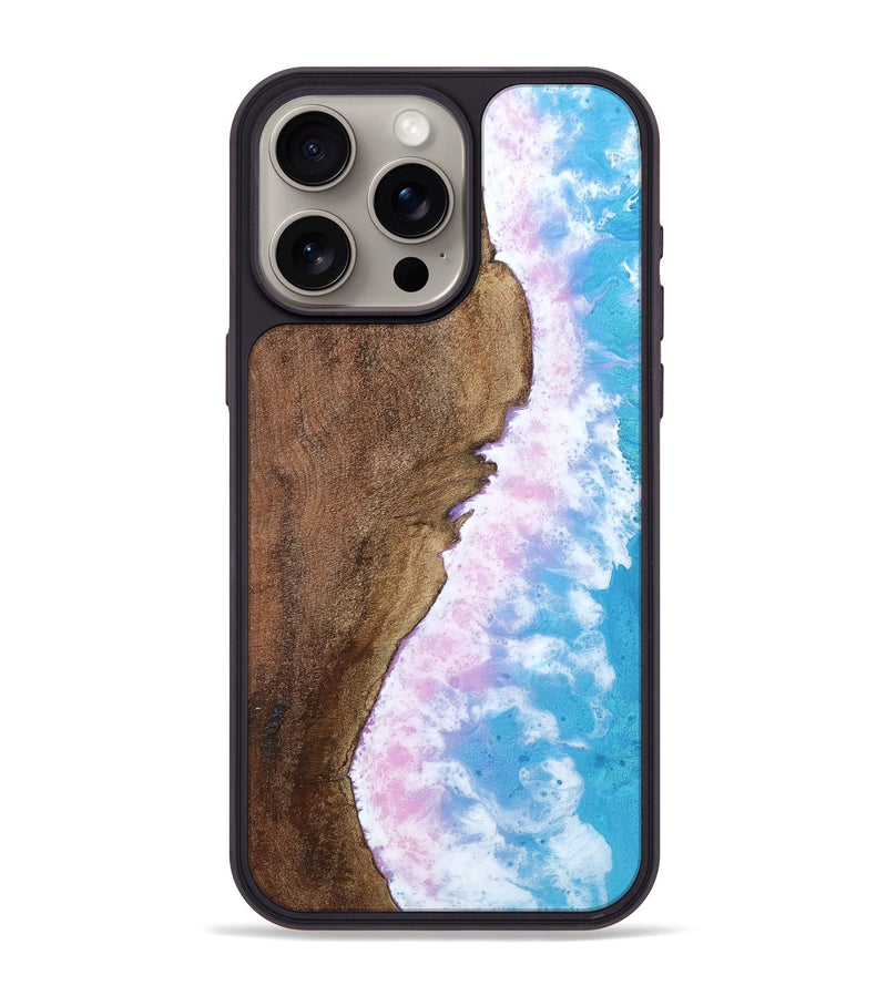 iPhone 15 Pro Max Wood Phone Case - Freda (Coastal, 801267)