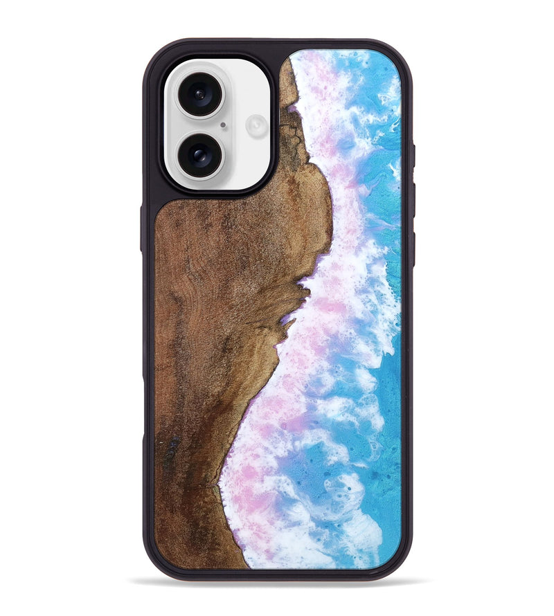 iPhone 16 Plus Wood Phone Case - Freda (Coastal, 801267)