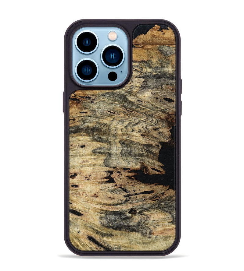 iPhone 14 Pro Max Wood Phone Case - Kayla (Wood Burl, 801270)