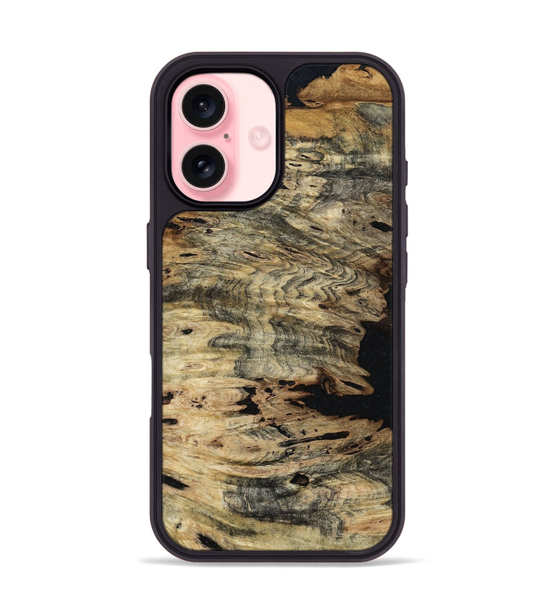 iPhone 16 Wood Phone Case - Kayla (Wood Burl, 801270)