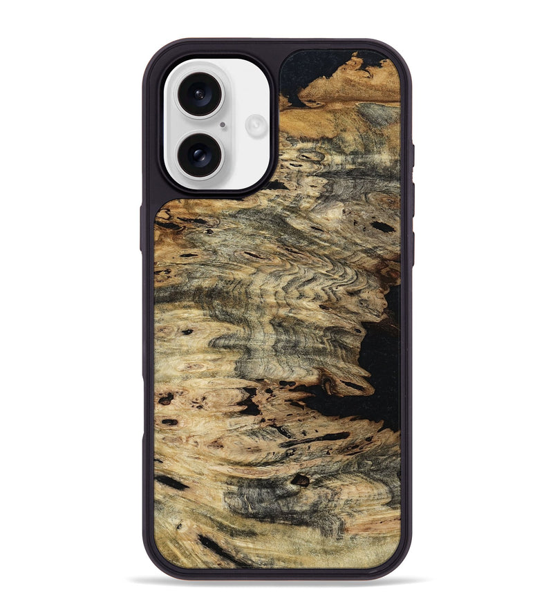 iPhone 16 Plus Wood Phone Case - Kayla (Wood Burl, 801270)