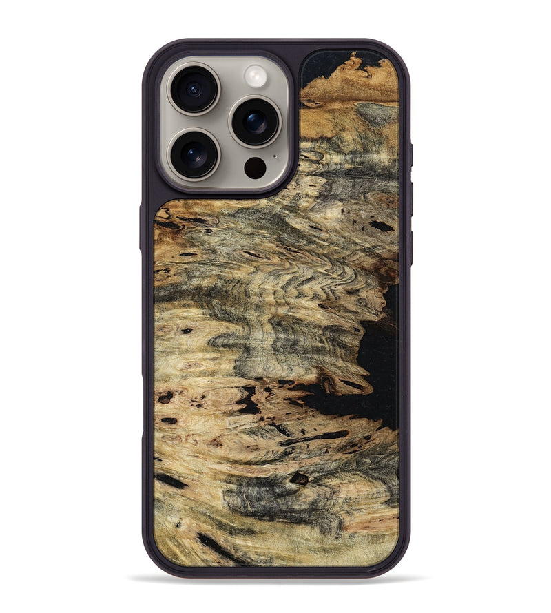 iPhone 16 Pro Max Wood Phone Case - Kayla (Wood Burl, 801270)