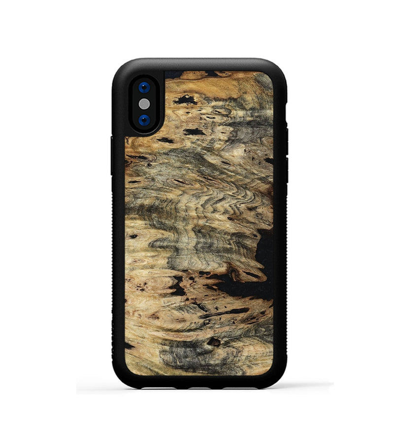 iPhone Xs Wood Phone Case - Kayla (Wood Burl, 801270)