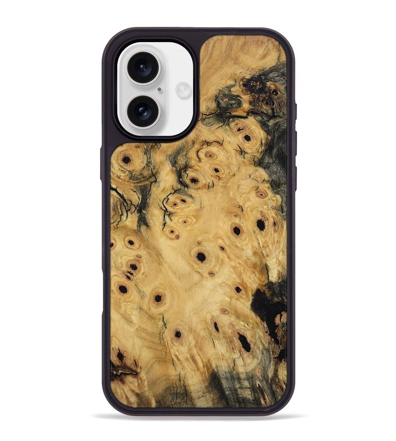 iPhone 16 Plus Wood Phone Case - Kaeli (Wood Burl, 801271)