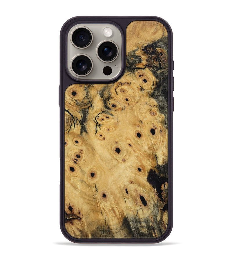 iPhone 16 Pro Max Wood Phone Case - Kaeli (Wood Burl, 801271)