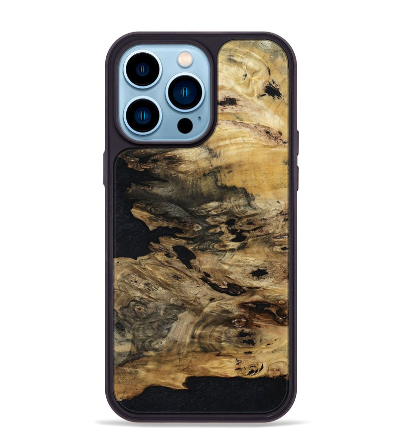 iPhone 14 Pro Max Wood Phone Case - Niko (Wood Burl, 801272)