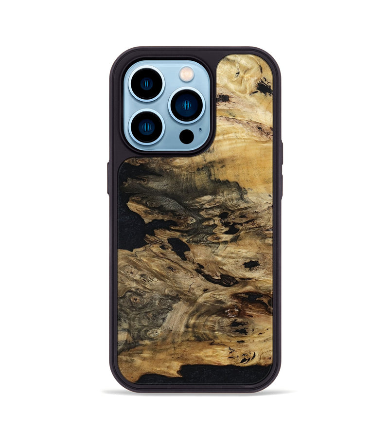 iPhone 14 Pro Wood Phone Case - Niko (Wood Burl, 801272)
