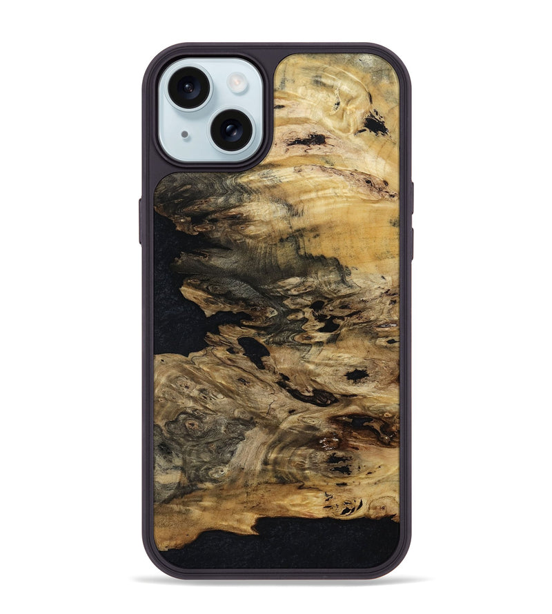 iPhone 15 Plus Wood Phone Case - Niko (Wood Burl, 801272)