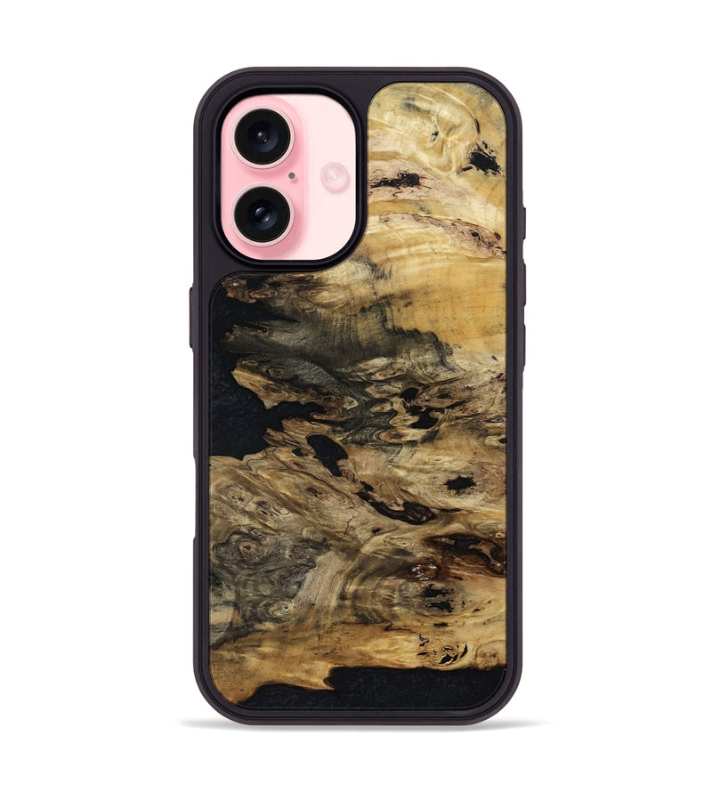 iPhone 16 Wood Phone Case - Niko (Wood Burl, 801272)