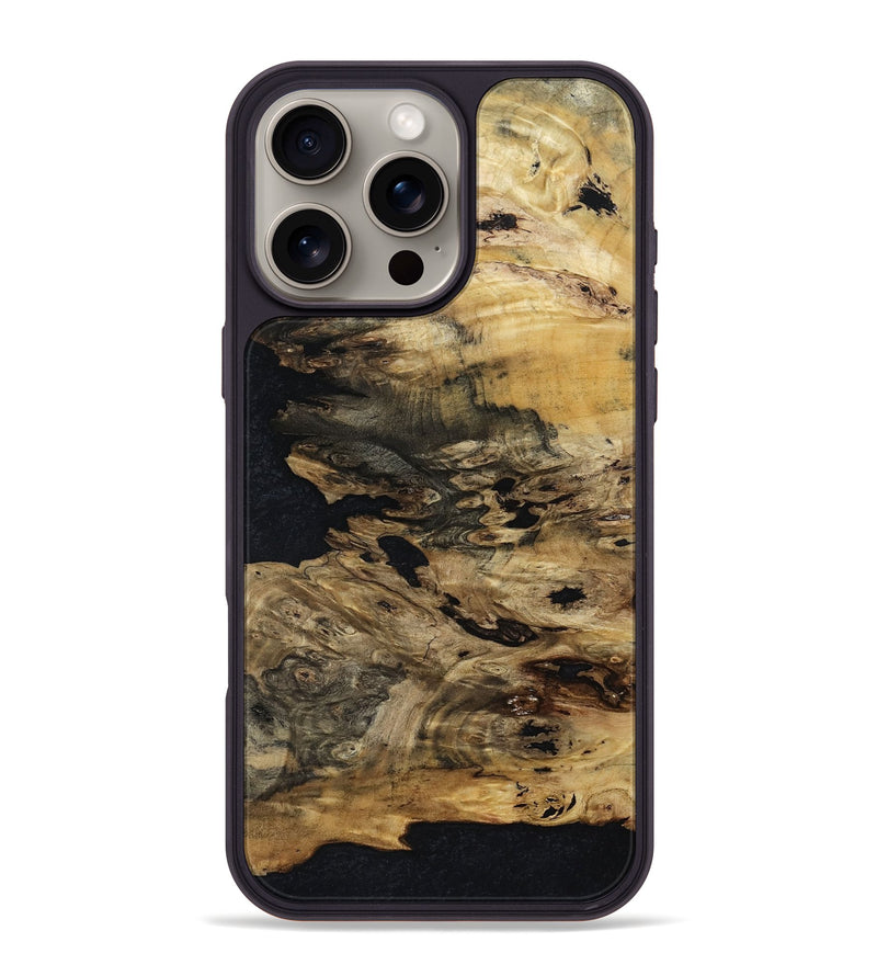 iPhone 16 Pro Max Wood Phone Case - Niko (Wood Burl, 801272)