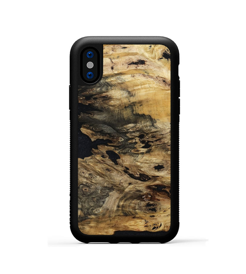 iPhone Xs Wood Phone Case - Niko (Wood Burl, 801272)