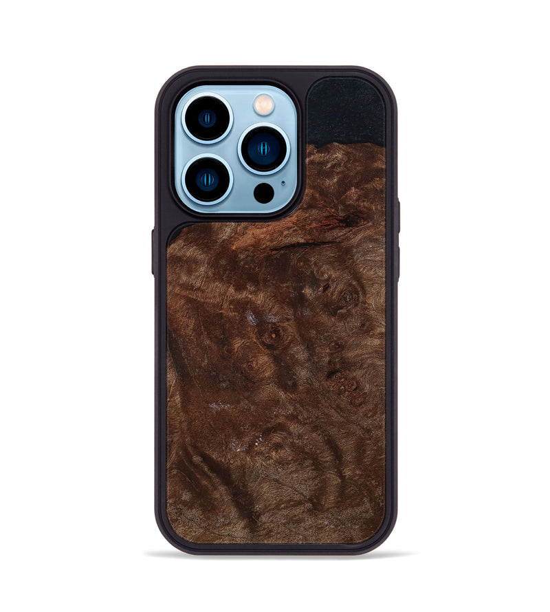 iPhone 14 Pro Wood Phone Case - Shayna (Wood Burl, 801273)