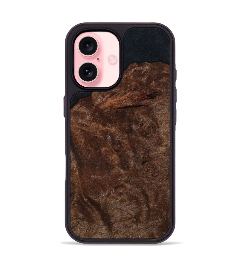 iPhone 16 Wood Phone Case - Shayna (Wood Burl, 801273)