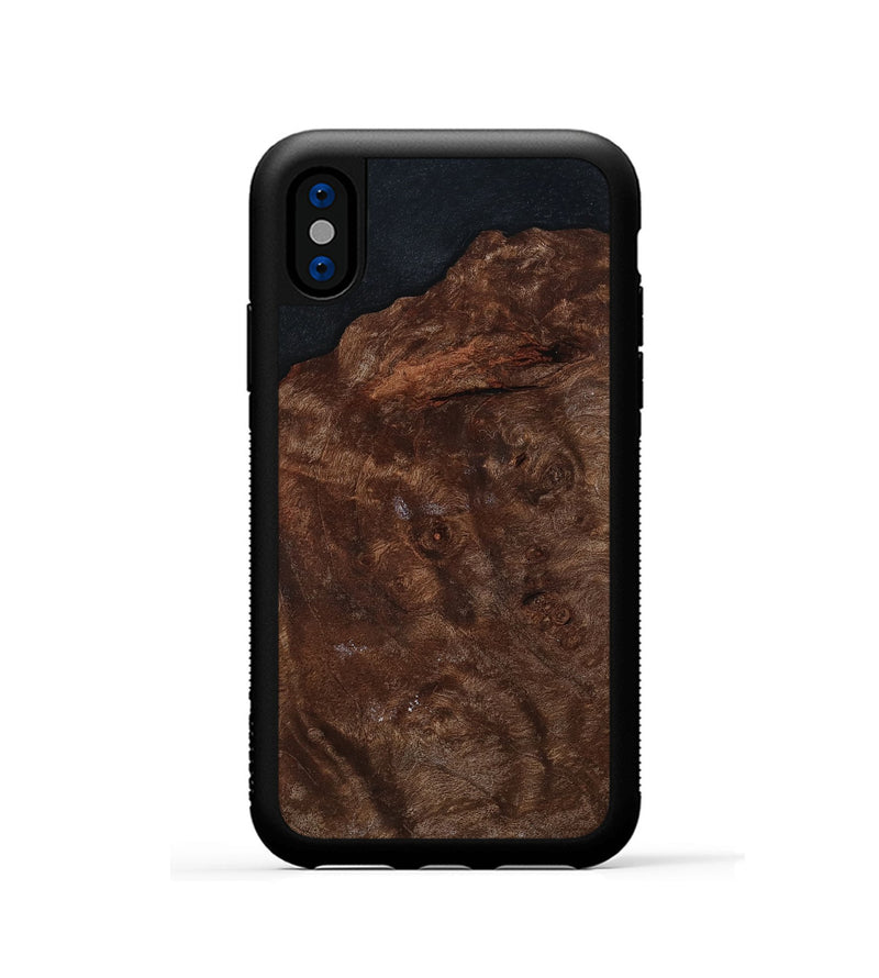 iPhone Xs Wood Phone Case - Shayna (Wood Burl, 801273)