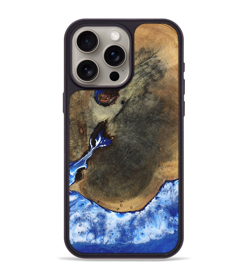 iPhone 15 Pro Max Wood Phone Case - Toya (Coastal, 801283)