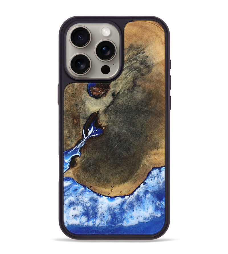 iPhone 16 Pro Max Wood Phone Case - Toya (Coastal, 801283)