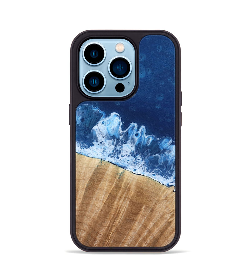 iPhone 14 Pro Wood Phone Case - Aurora (Coastal, 801286)