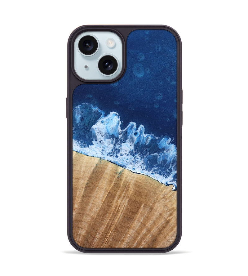 iPhone 15 Wood Phone Case - Aurora (Coastal, 801286)