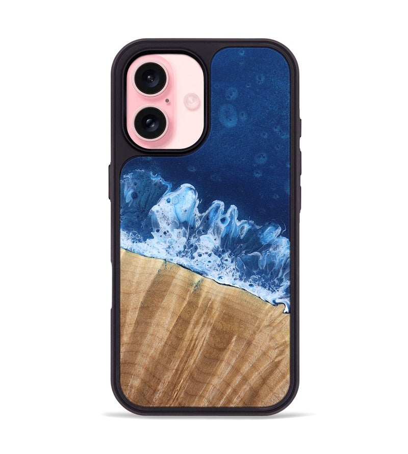 iPhone 16 Wood Phone Case - Aurora (Coastal, 801286)